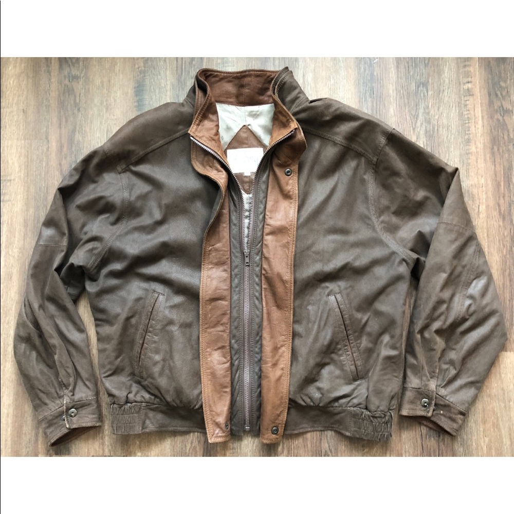 REMY DOUBLE COLLAR LEATHER JACKET Men’s 44 USA